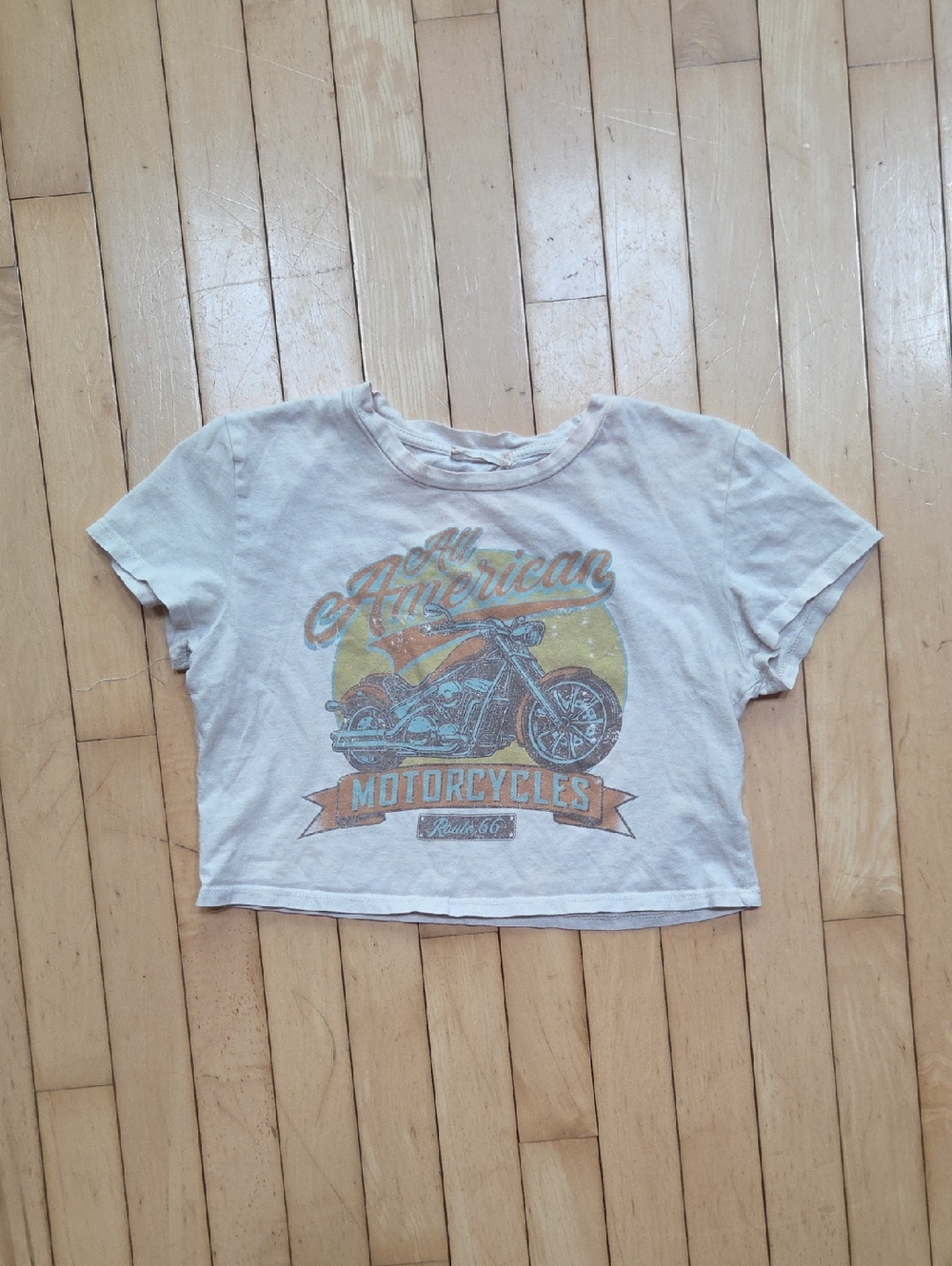Altard State Graphic Crop Tee - White